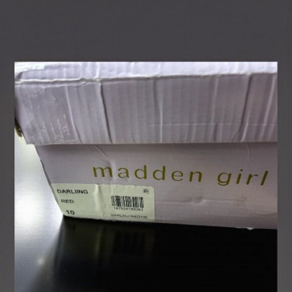 Madden Girl Darling Sandal - Red - Size 10 - Picture 6 of 6